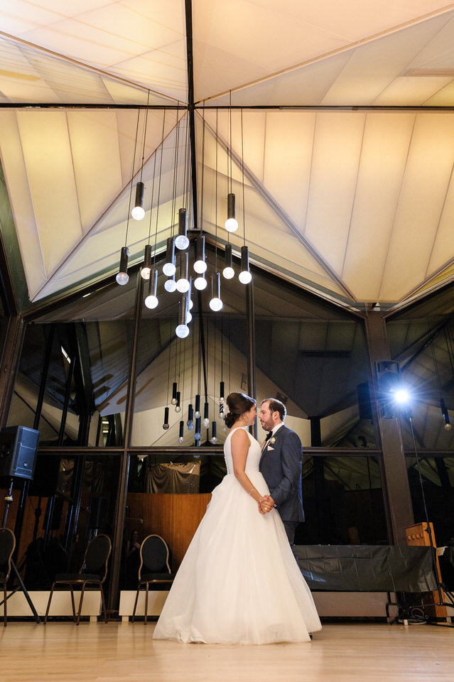  Beautiful first dance under lights at La Toundra wedding