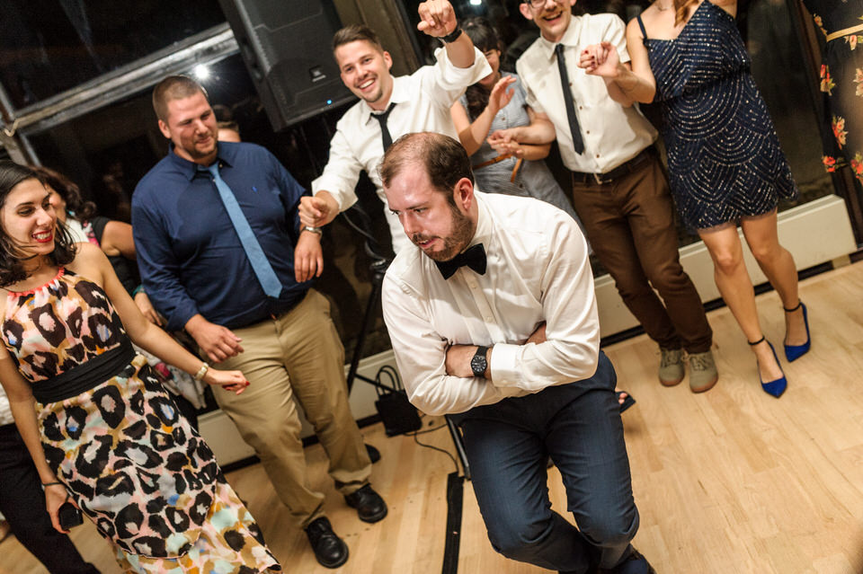  Groom dancing at La Toundra wedding