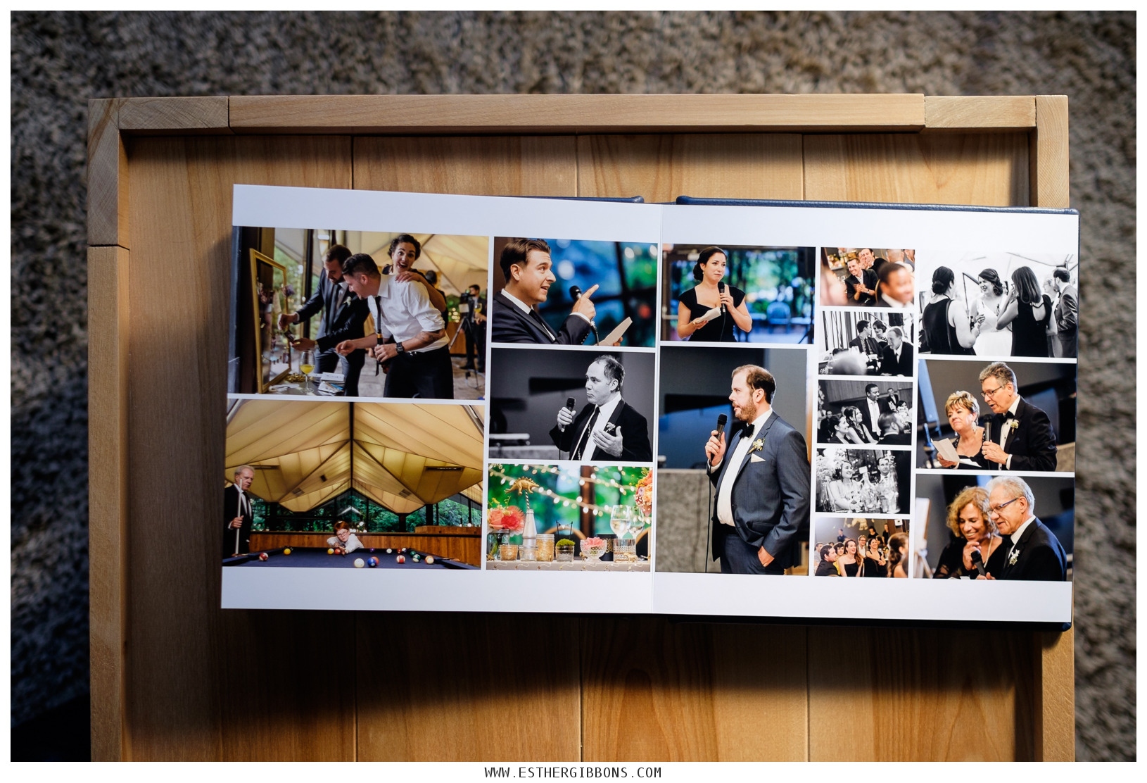 A busier spread design with smaller images, perfect for documenting the party