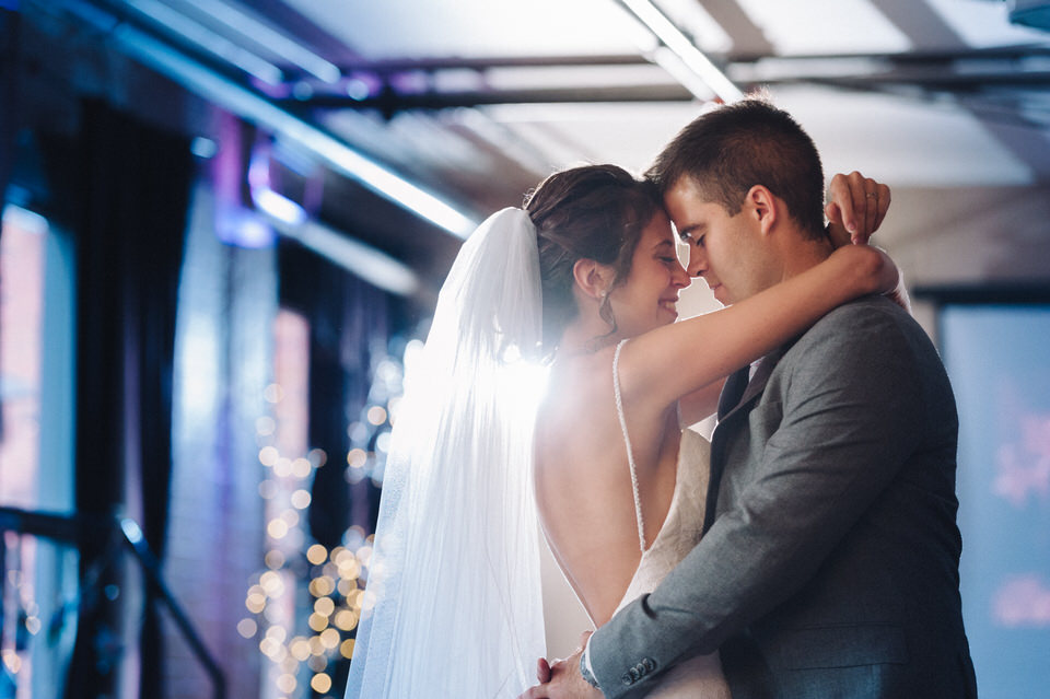 Romantic first dance at Espace Canal wedding venue