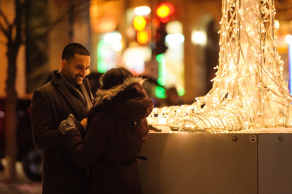 Man reading a poem to his girlfriend