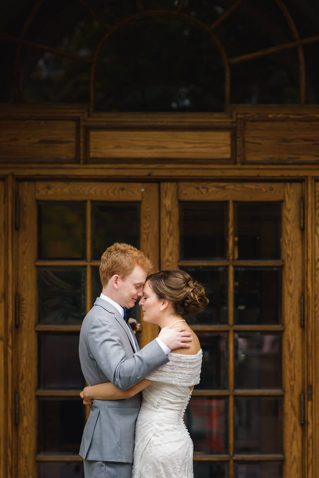 Couple holding each other 