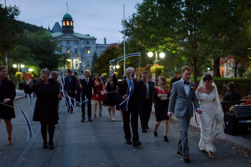 Walking through Mcgill campus