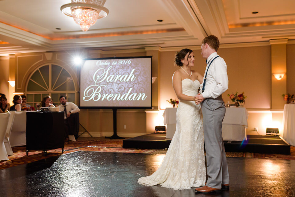 Newlyweds first dance