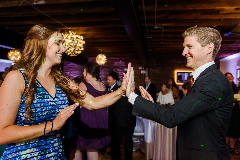 Everyone starts dancing as wedding couple arrives at Canvas Montreal 06