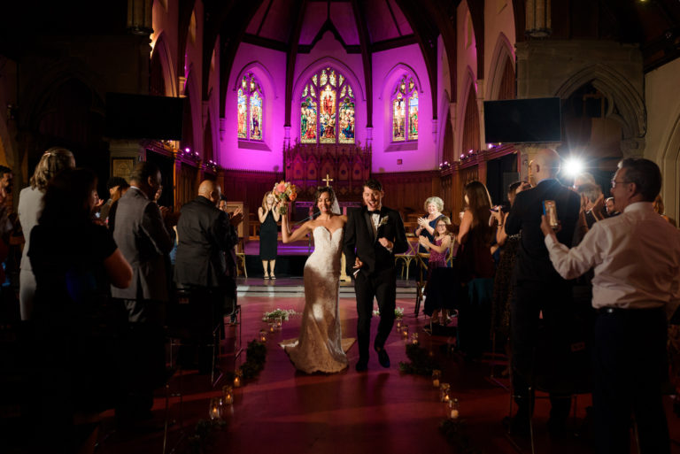 Wedding at St Jax in downtown Montreal